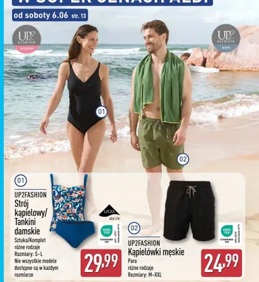 Strój kąpielowy/Tankini damskie promocja w Aldi