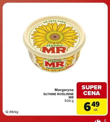Margaryna Słynne Roślinne MR promocja w Carrefour Market