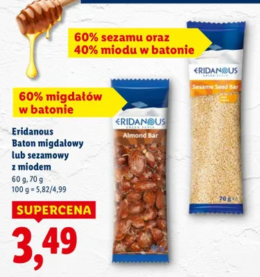 Baton migdałowy promocja w Lidl