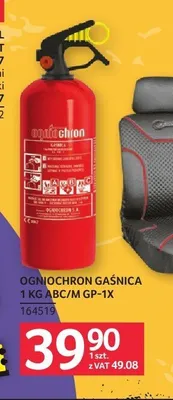 Gaśnica Ogniochron GP-1X ABC/M promocja w Selgros
