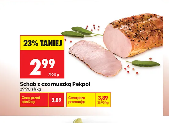 Schab z czarnuszką Pekpol promocja w Biedronka