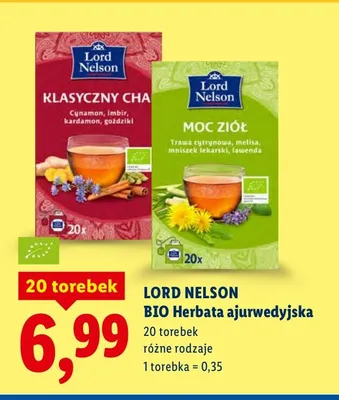 Herbata ajurwedyjska BIO promocja w Lidl