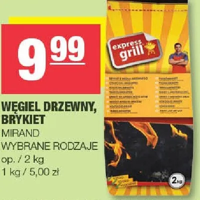 Węgiel drzewny, brykiet promocja w SPAR