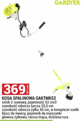Kosa spalinowa GAKTMK52 promocja w Merkury Market