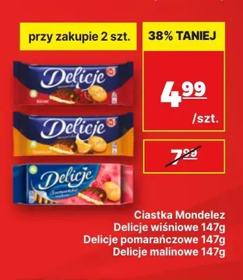 Ciastka Delicje pomarańczowe promocja w API Market