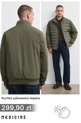 Kurtka pikowana męska Medicine promocja w Medicine