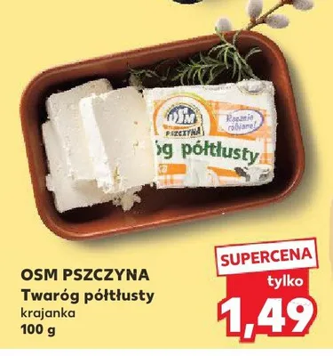 Twaróg półtłusty krajanka promocja w Kaufland