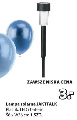 Lampa solarna promocja w Jysk