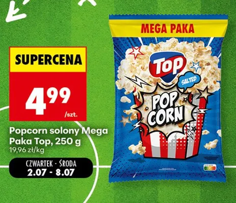 Popcorn solony Mega Paka Top promocja w Biedronka