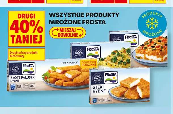 Steki rybne Frosta promocja w Biedronka