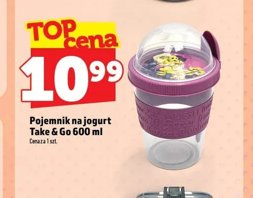Pojemnik na jogurt Take & Go 600 ml promocja w TOPAZ