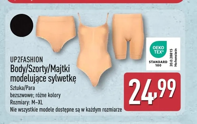 Majtki modelujące sylwetkę Up2fashion promocja w Aldi