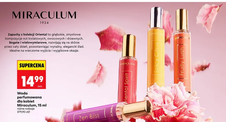 Woda perfumowana dla kobiet różne rodzaje promocja w Biedronka
