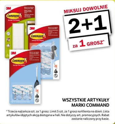 Haczyki Command promocja w Selgros