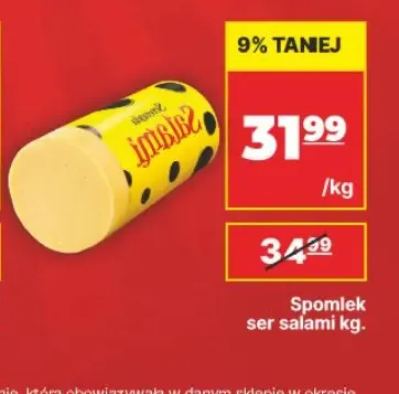 Ser salami Spomlek promocja w API Market
