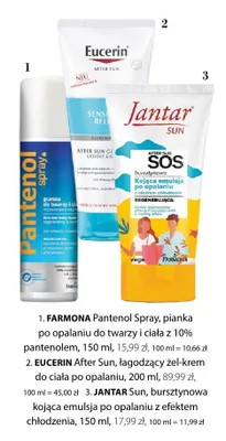 Pianka po opalaniu Farmona Pantenol Spray promocja w Hebe