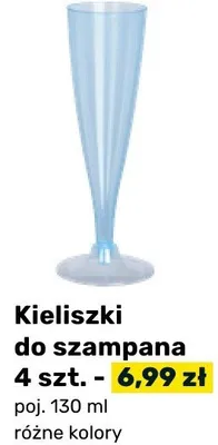 Kieliszki do szampana promocja w Bricomarche