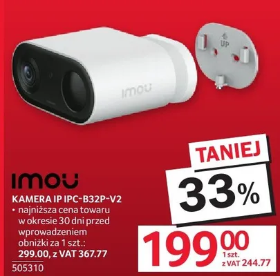 Kamera IP IPC-B32P-V2 promocja w Selgros