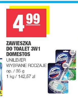 Zawieszka do toalet Domestos 3w1 promocja w SPAR