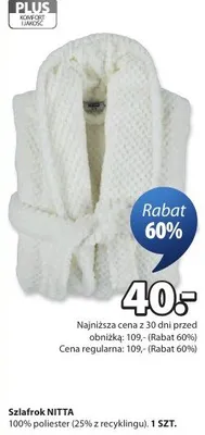 Szlafrok NITTA promocja w Jysk