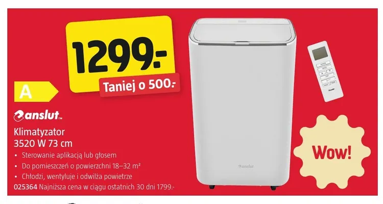 Klimatyzator Anslut promocja w Jula