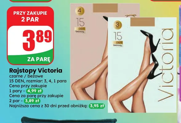 Rajstopy Victoria 15 DEN promocja w Dino
