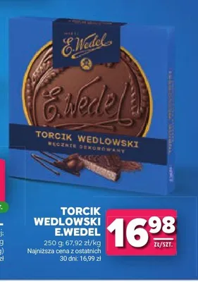Torcik Wedlowski E.Wedel promocja w Stokrotka