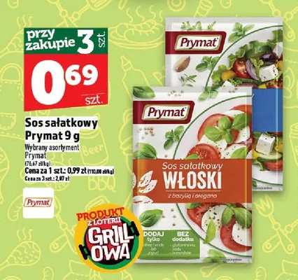 Sos sałatkowy Włoski z bazylią i oregano Prymat promocja w TOPAZ