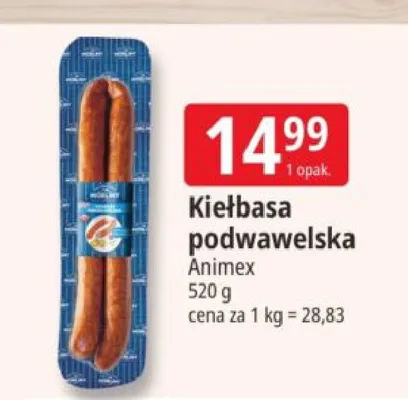 Kiełbasa podwawelska promocja w Leclerc