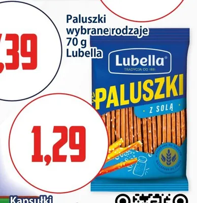 Paluszki Lubella promocja w Kupiec