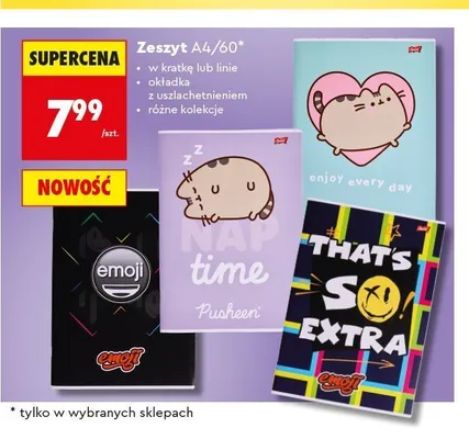 Zeszyt A4 60 kartek St. Majewski promocja w Biedronka