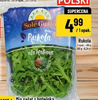 Rukola Sole Gusto promocja w POLOmarket