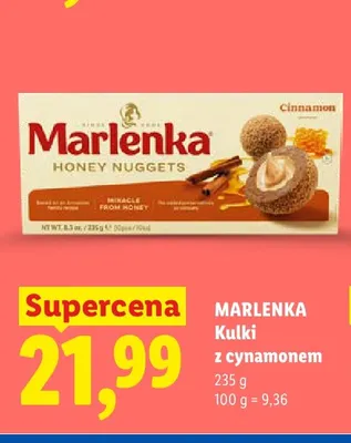 Kulki z cynamonem Marlenka promocja w Lidl