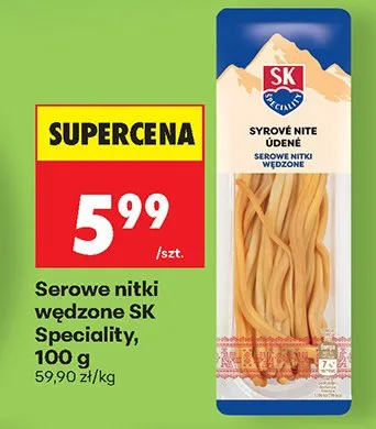 Serowe nitki wędzone promocja w Biedronka