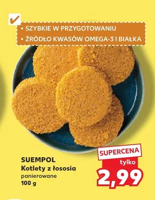 Kotlety z łososia panierowane Suempol promocja w Kaufland