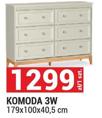 Komoda 3W 179x100x40,5 cm promocja w Merkury Market