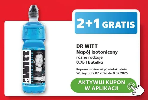 Napój izotoniczny Dr Witt promocja w Kaufland