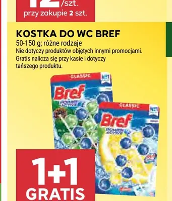 Kostka do WC Bref promocja w Stokrotka