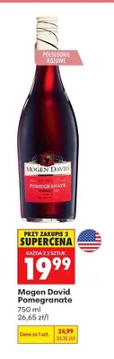 Wino Mogen David Pomegranate promocja w Biedronka
