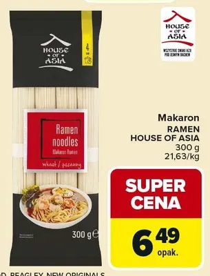 Makaron Ramen House Of Asia średni promocja w Carrefour Market