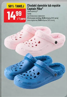 Chodaki damskie lub męskie różne rozmiary 1 para promocja w POLOmarket