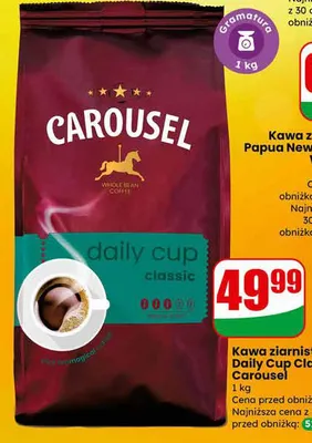 Kawa ziarnista Daily Cup Classic 1 kg promocja w Dino