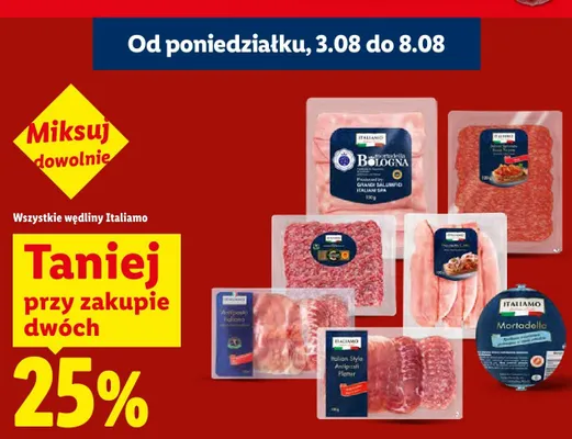 Wędliny Italiamo promocja w Lidl