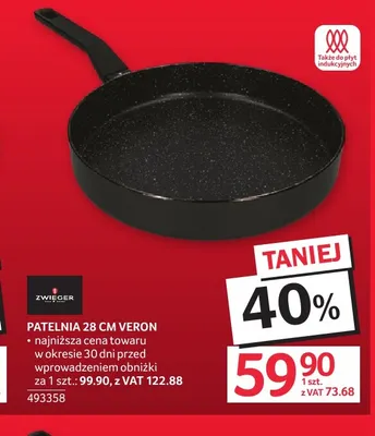 Patelnia 28 cm Veron Zwieger promocja w Selgros