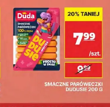 Smaczne paróweczki Dudusie Duda promocja w API Market