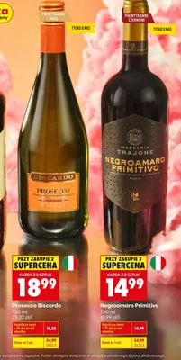 Wino czerwone Primitivo promocja w Biedronka