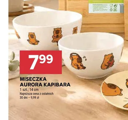 Miseczka Aurora Kapibara promocja w Stokrotka