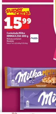 Czekolada Milka MMMAX Peanut Caramel promocja w TOPAZ