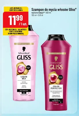 Szampon do włosów Schwarzkopf Gliss Color Perfector promocja w POLOmarket