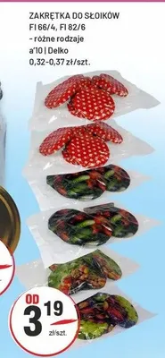 Zakrętka do słoików Delko FI 82/6 promocja w Sedal